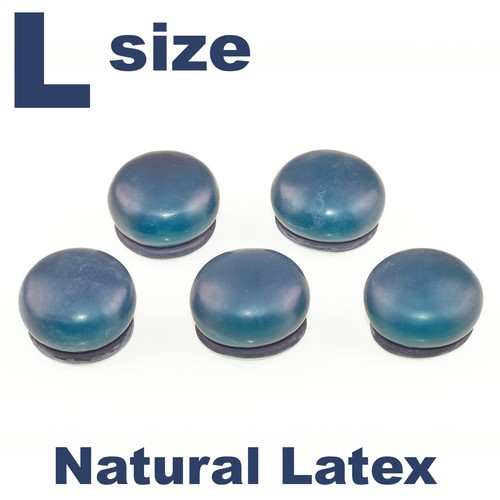5pcs latex big blue - big, "l"