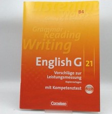 Cornelsen English G 21 B 4. Vorschläge zur Leistungsmessung