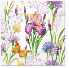 20 Servietten Iris with