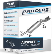 Endschalldämpfer für  AUDI A6 (C5) 1.8 T 2.7 T 2.5 TDI 2.4 2.8 ab 05.200 Auspuff