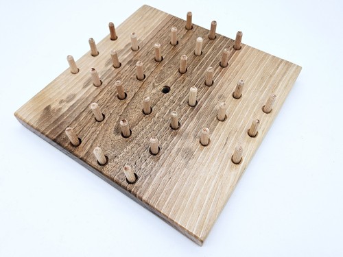 Holz brettspiel solitär oder - brettspiel,