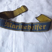 ORIGINAL !!  Kriegsmarine Ärmelband Marinehelfer 2.WK WW2