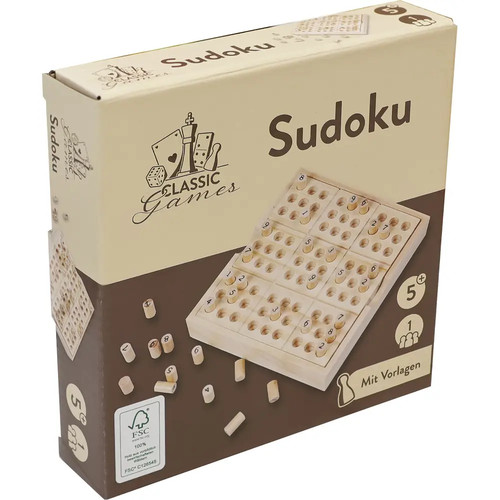 Classic games sudoku - sudoku, 14x14x2,5