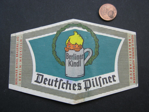 Altes bieretikett berliner - altes,