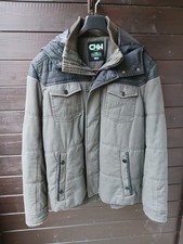 C&A Clockhouse Winter-Jacke Jungen Steppjacke Herren 2XL Schwarz Oliv mit Kapuze