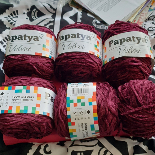 Papatya velvet handstrickgarn - papatya,