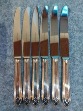 Robbe & Berking Menümesser Arcade 925 Sterling Silber 6 Stück