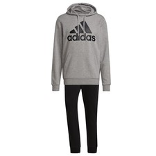 adidas Jogginganzug Sportanzug Trainingsanzug Herren Kapuze Baumwolle schwarz