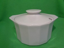 Schüssel mit Deckel 1,2 Liter  Polygon weiß von Rosenthal kein Hotelgeschirr