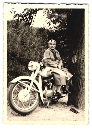 Fotografie frau motorrad - fotografie,