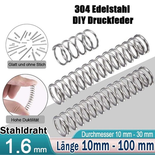Druckfeder 6mm - druckfeder, 1,6mm