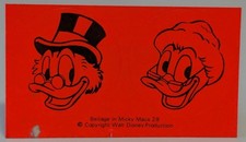 "Leuchtbilderstreifen" Beilage aus MICKY MAUS Heft 29-1970,  Zustand 1-2