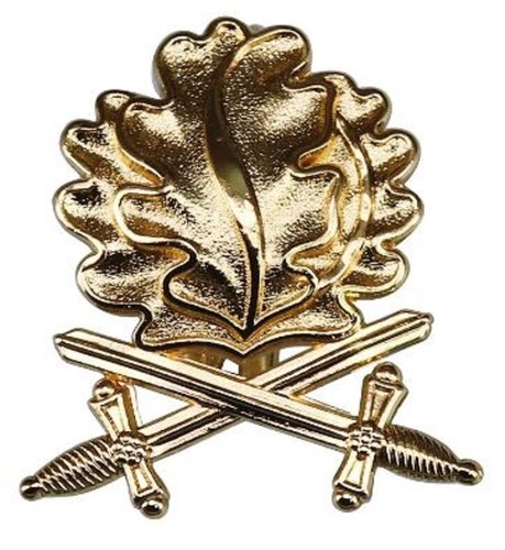 Goldenes eichenlaub mit - goldenes,