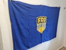 Flagge FDJ DDR Fahne für Mast 110x180cm blau gelb Vintage antik #244896