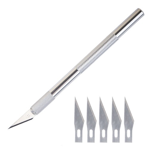 Bastelmesser 5 ersatzklingen - bastelmesser, +