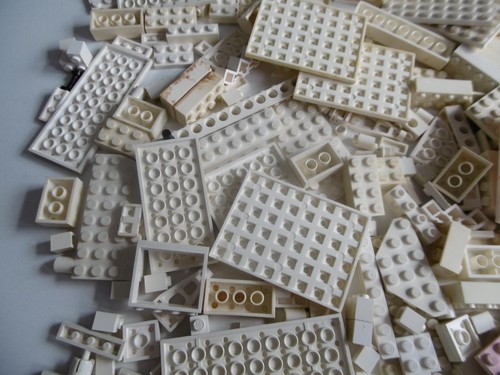 Lego steine weiß - weiß, 80er