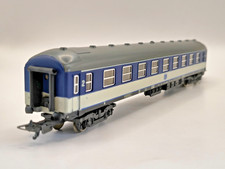 Spur H0 - DC - Schnellzugwagen 2. Klasse, Bauart Af 4üm, blau/weiß (´Popfarben´)