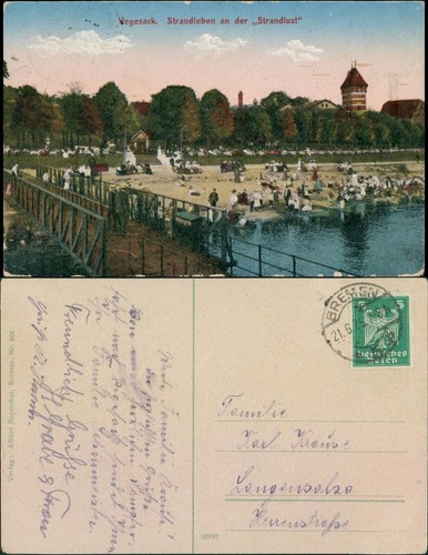 Ansichtskarte vegesack bremen - ansichtskarte, vegesack-bremen