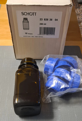 Schott laborflasche braunglas - schott,