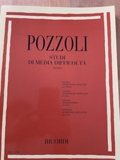 Harfe Noten Pozzoli, Studi Di Media Difficolta