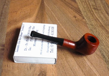 Miniatur-Pfeife, Tabakpfeife Bruyere, rauchbar, L= 6 cm