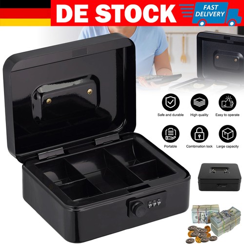 Geldkassette eisen schwarz - eisen,