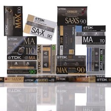 TDK Kassette SA-X SA-XS - MA MA-X MA-XG Cassette Tape metal chromdioxid neu new