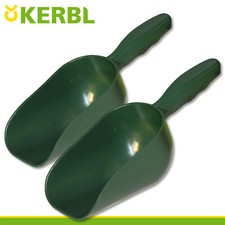 Kerbl 2x Futterschaufel grün
