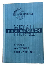 Lehrbuch Metall - Prüfungsbuch