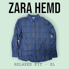 Zara karohemd relaxed fit - karohemd,,
