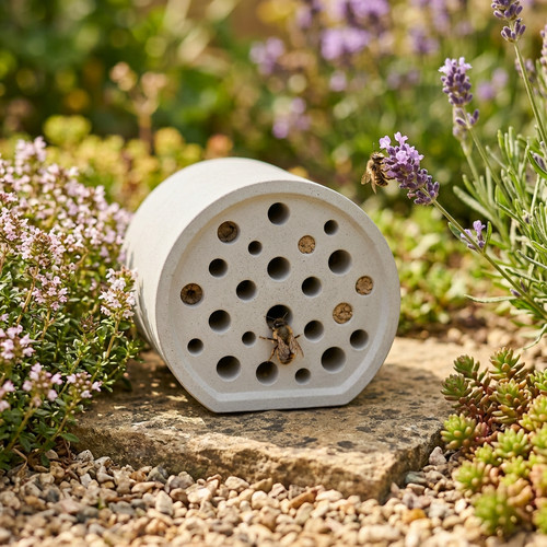 Bienenhotel wetterfest aus - bienenhotel,