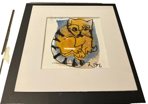 Katze expressiv original - expressiv,