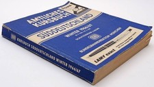 Amtliches Kursbuch Süddeutschland Winter 1966/67 - Deutsche Bundesbahn (DB) |C-1