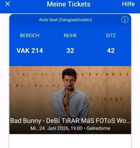 Badbunny tickets - 3x, badbunny,tickets