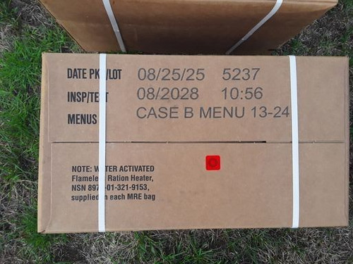 Mre case 12 meals - mre, b,