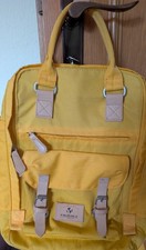 Rucksack Sportiv Gelb mit Vielen Taschen Freizeit