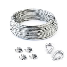 SET Drahtseil Stahl Drahtseile