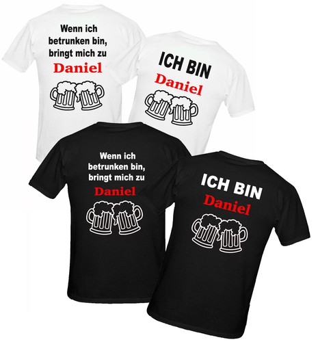 Funshirt wenn ich betrunken - wenn,