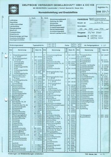 Datenblatt einstelldaten - datenblatt,