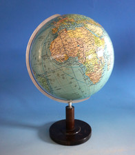 Vintage Columbus Erdglobus Globus Tischglobus Oestergaard/ Kaden 60er(F025-869)