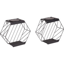 Deco Pleasure Solar Pflanzregal Amara 2er Set Pflanztopf Blumentopf Regal S ...