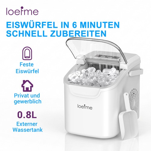 Loefme eiswürfelmaschine 8l - eiswürfelmaschine, 0.8l