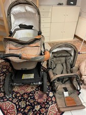 Kinderwagen u. Sportsitz Marke Emmaljunga, Farbe grünlich, Baujahr 2018, 