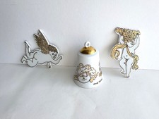3 Teile Rosenthal Warhol Weihnachten 2 Anhänger 1 Glocke