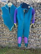 Camaro Halbtrocken Tauchanzug Damen 7 mm m. Kopfhaube+Weste, Gr. 42