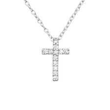 Kreuz Anhänger Kette  925