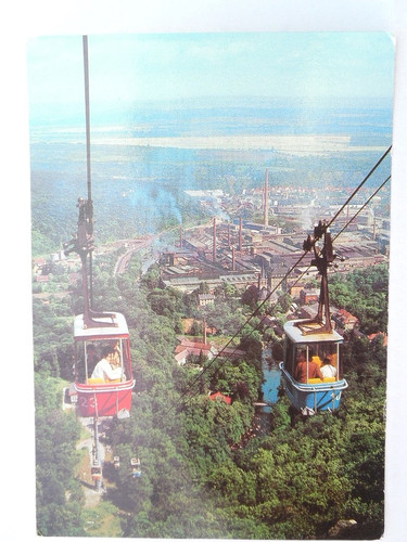 Thale harz schwebe seilbahn - ak,