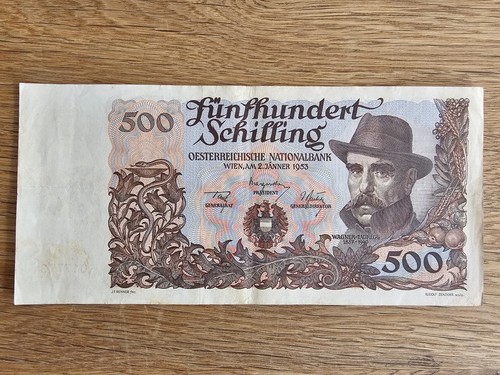 Austria 500 schilling 1953 - schilling,