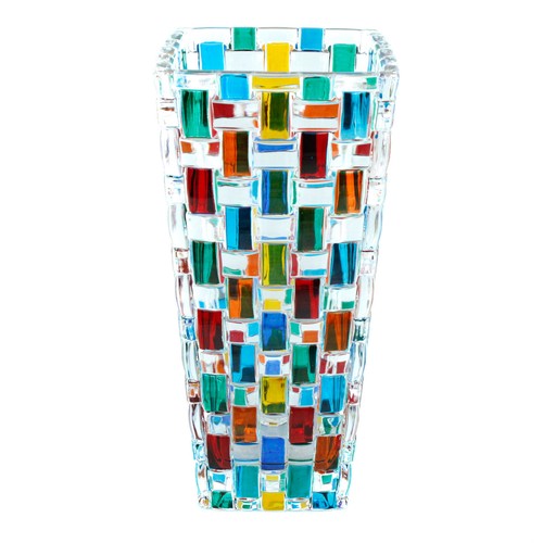 Murano glasvase bunt - murano,