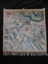 Wunderschöner Wandteppich Abstrakte Kunst Wassily Kandinsky Seide handgeknüpft